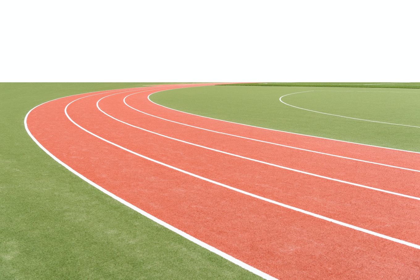 Background of atheletics running track, with blank area.